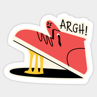 Argh Sticker